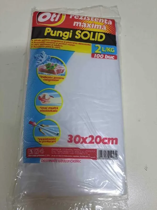 PUNGI ALIMENTARE 2L 100BUC/SET